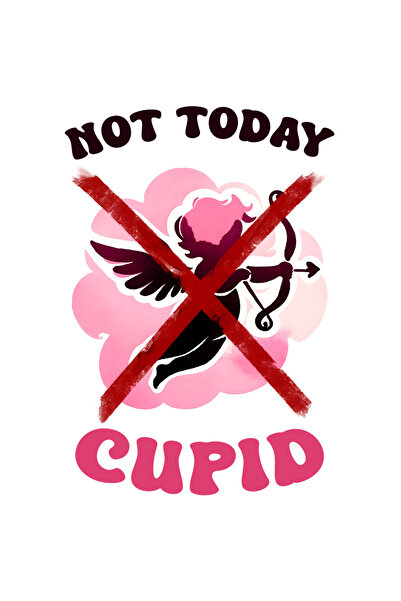 StoryGift Romania Sticker Adeziv 90CM cu ingerasul Cupidon cu mesajul "Not to...