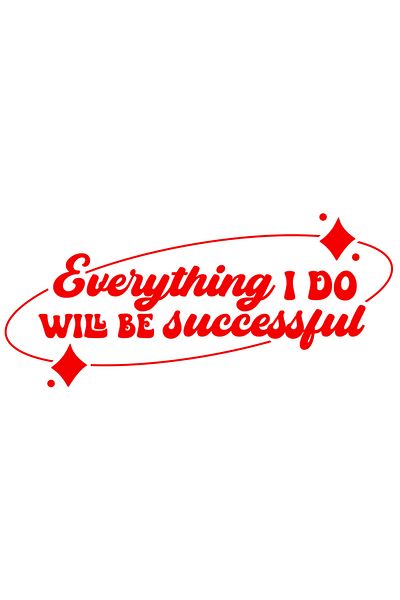StoryGift Romania Sticker Eticheta 40CM Exterior cu textul "Orice lucru pe care il fac va avea succes" , Vinyl R