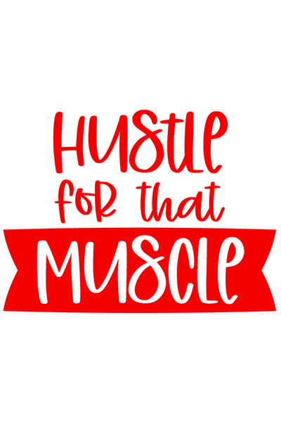 StoryGift Romania Sticker Exterior cu mesajul "Munceste pentru acel muschi" - pasiune sport efort , Vinyl Ro