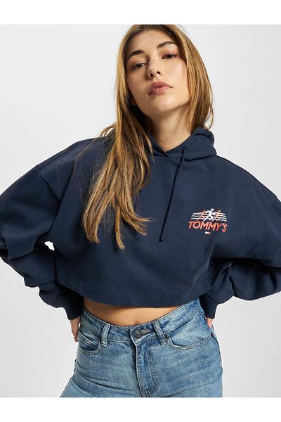 Tommy Hilfiger Damen Tommy Jeans Super Crop Sports Club
