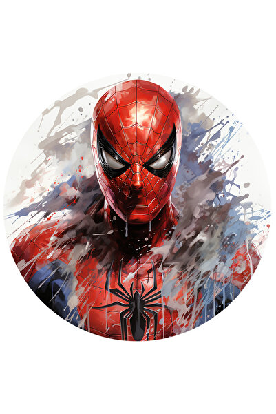 StoryGift Romania Sticker Autocolant 70CM Cu Omul Paianjen, Cerc, Pete De Vopsea, Avengers, Marvel, cu Margini