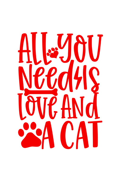 StoryGift Romania Sticker Autocolant 30CM Exterior cu labute pentru cei care au nevoie doar de iubire si de o pi