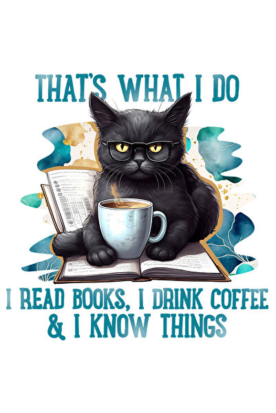 StoryGift Romania Sticker Autocolant 70CM cu o pisica neagra cu mesajul "That...