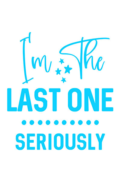 StoryGift Romania Sticker Autocolant 30CM Exterior cu mesajul "I'm the last o...