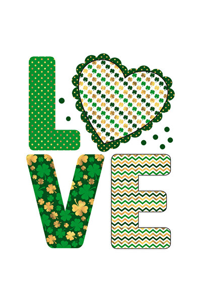 StoryGift Romania Sticker Eticheta 40CM cu mesajul "Love", ilustratie, motiva...