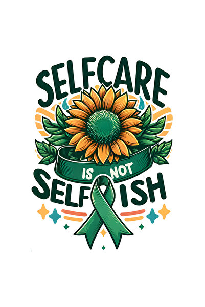 StoryGift Romania Sticker Eticheta 50CM cu mesajul "Selfcare is not selfish",...