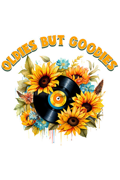 StoryGift Romania Sticker Autocolant 70CM cu mesajul "Oldies, but goodies", i...