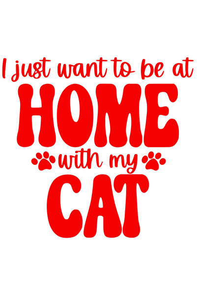 StoryGift Romania Sticker Eticheta 40CM Exterior cu labute si mesajul "Vreau ...