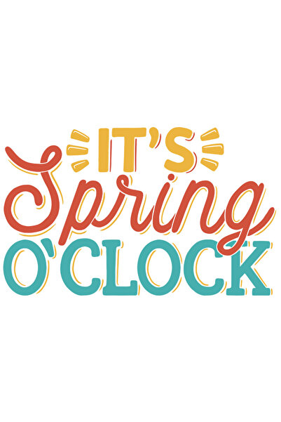 StoryGift Romania Sticker Adeziv 90CM Cu Text Colorat In Engleza It's Spring ...