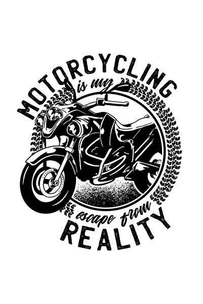 StoryGift Romania Sticker Autocolant 70CM Cu Mesaj Motorcycling Is My Escape ...