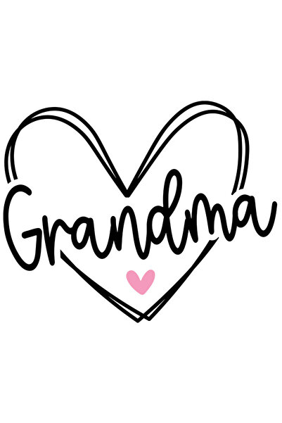 StoryGift Romania Sticker Autocolant 70CM Cu Inima Text In Engleza Grandma, I...