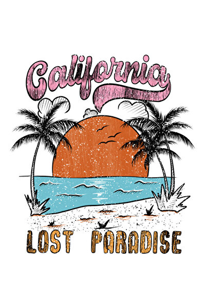 StoryGift Romania Sticker Autocolant 70CM cu mesajul "California lost paradis...