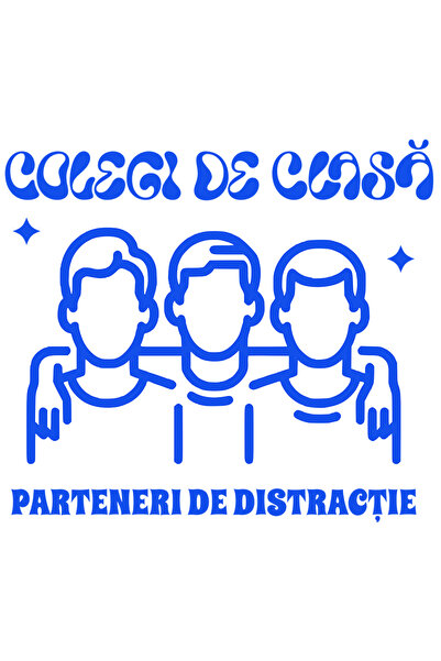 StoryGift Romania Sticker Autocolant 70CM Adeziv Colegi de clasa, parteneri d...