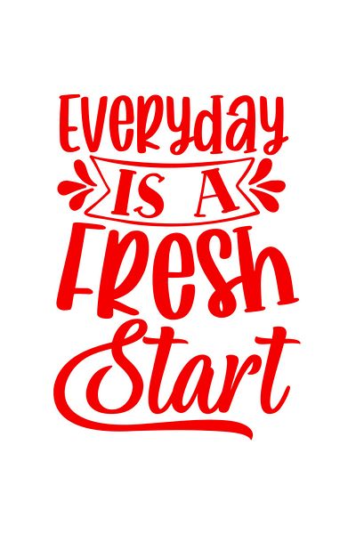 StoryGift Romania Sticker Eticheta 50CM Exterior cu mesaj motivational "Fiecare zi reprezinta un nou start" , Vi