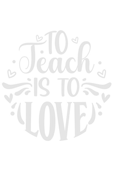 StoryGift Romania Sticker Exterior cu inimioare pentru o profesoara iubitoare...