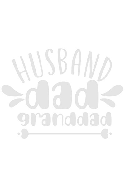 StoryGift Romania Sticker Adeziv 90CM Exterior cu textul "Husband, dad, grand...