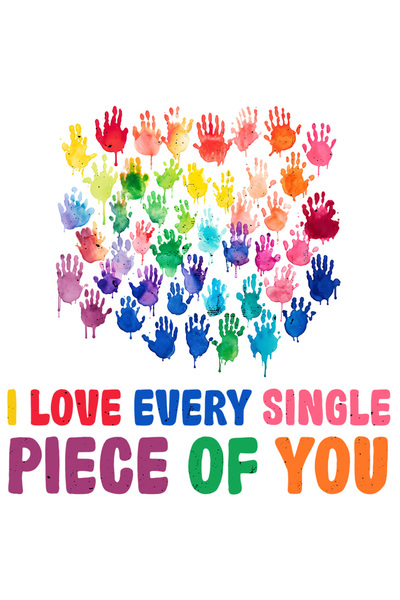 StoryGift Romania Sticker Cu Mesajul "i Love Every Single Piece Of You" Iubir...