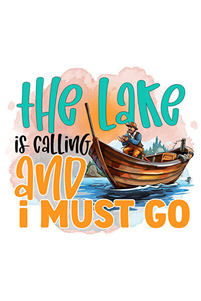StoryGift Romania Sticker Autocolant 70CM cu mesajul "The lake is calling and...