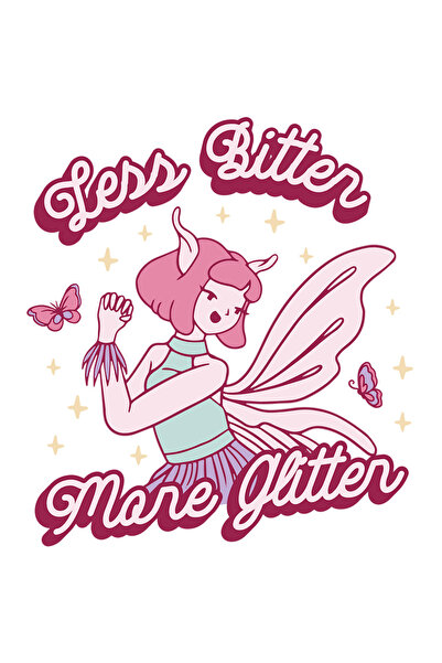 StoryGift Romania Sticker Adeziv 90CM Cu Mesaj In Engleza Less Bitter More Gl...