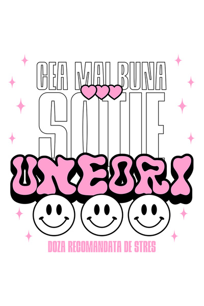 StoryGift Romania Sticker Adeziv Cea Mai Buna Sotie Uneori Doza Recomandata S...