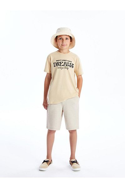 LC Waikiki Crew Neck Printed Short Sleeve Boys T-Shirt (S4)