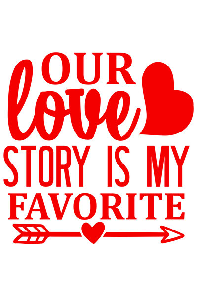 StoryGift Romania Sticker Eticheta 40CM Exterior cu inimioare si textul "Pove...