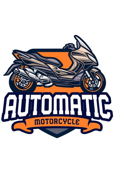 StoryGift Romania Sticker Autocolant 70CM Cu Mesaj Automatic Motorcycle, Pang...
