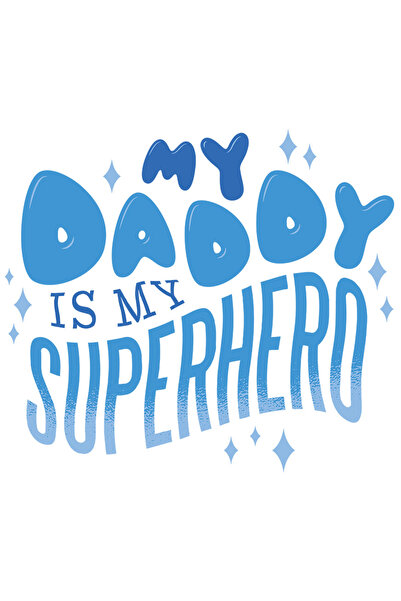 StoryGift Romania Sticker Eticheta 50CM Cu Text In Engleza My Daddy Is My Sup...