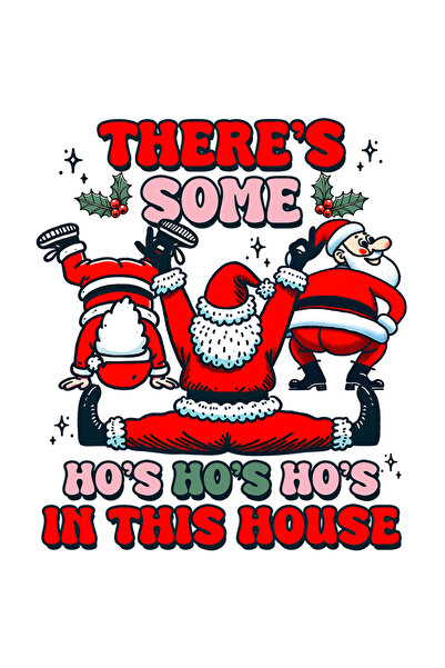 StoryGift Romania Sticker Autocolant 70CM cu Mos Craciun dansand cu mesajul "...