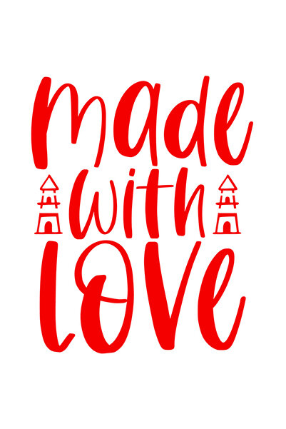 StoryGift Romania Sticker Eticheta 50CM Exterior cu 2 turnulete si mesajul in...