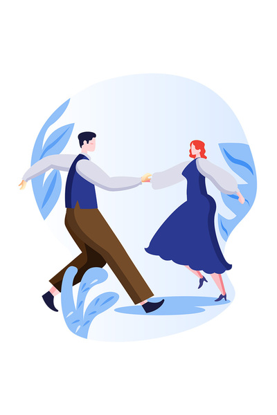 StoryGift Romania Sticker Adeziv 90CM Cu Dans, Parteneri, Pereche, cu Margini...