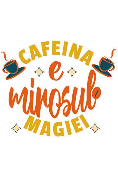 StoryGift Romania Sticker Adeziv Cafeina E Mirosul Magiei Aroma Energie Dimin...