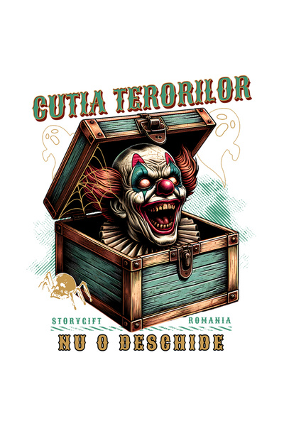 StoryGift Romania Sticker Adeziv 90CM Adeziv cutia terorilor H4ALLowen clovn ...