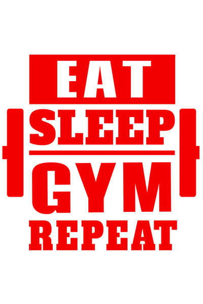 StoryGift Romania Sticker Eticheta 40CM Exterior cu haltera si textul "Eat, s...