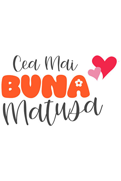 StoryGift Romania Sticker Eticheta 40CM Cu Text Cea Mai Buna Matusa, Rude Apr...