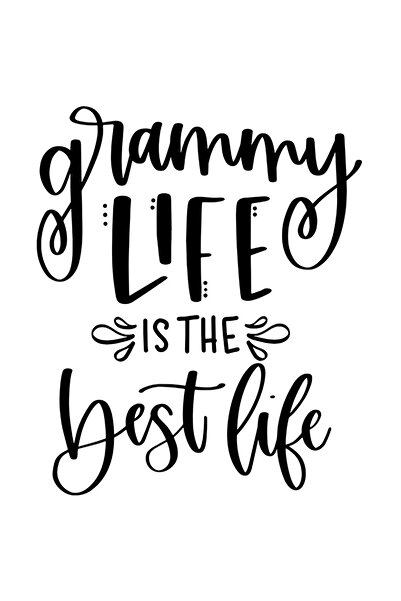 StoryGift Romania Sticker Adeziv 90CM Cu Text In Engleza Grammy Life Is The B...