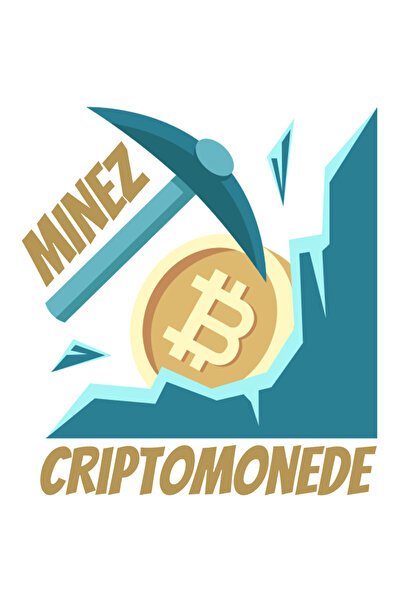 StoryGift Romania Sticker Eticheta 40CM Adeziv minez criptomonede moneda bitcoin, investitor cu Margini Albe, P