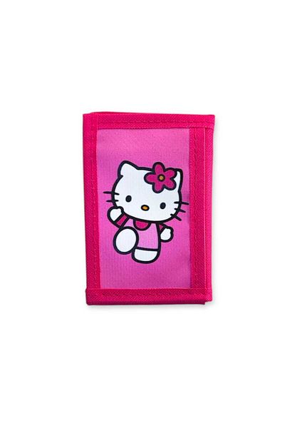 Bebek Özel Velcro Girls Wallet Zipper Wallet Colorful Hello Kitty 2 Printed Wallet