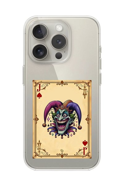Dali Design حافظة شفافة متوافقة مع هاتف iPhone 12 Pro Max مع تصميم بطاقات Jok...