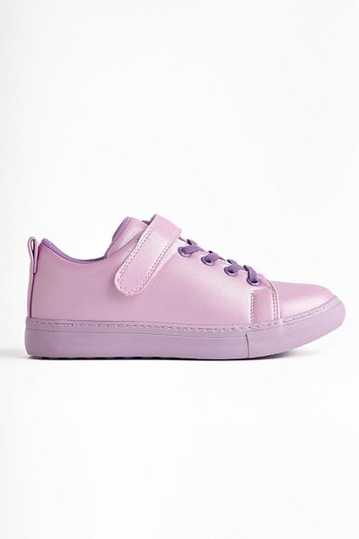 Limoya Παιδικά αθλητικά παπούτσια Eve Lilac με κορδόνια με λεπτομέρεια Velcro