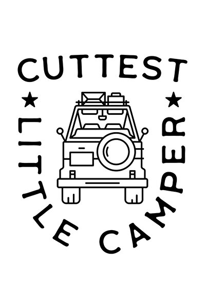 StoryGift Romania Sticker Adeziv 90CM Cu Cuttest Little Camper, Text In Engle...