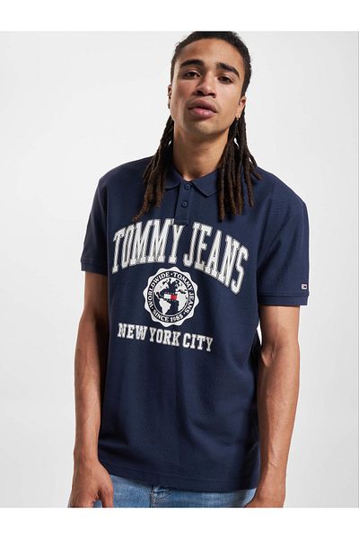 Tommy Hilfiger Herren Tommy Jeans Collegiate Polo