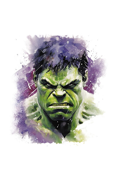 StoryGift Romania Sticker Cu Portret, Hulk, Ilustratie, Bruce Banner, Marvel,...
