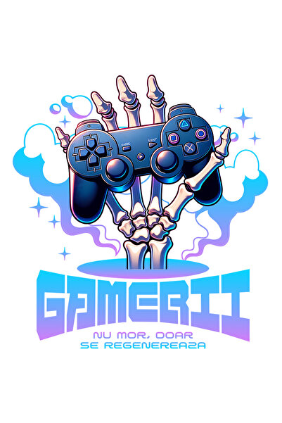 StoryGift Romania Sticker Autocolant 70CM Adeziv maneta jocuri Gamerii nu mor...