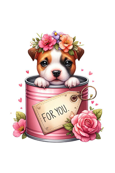 StoryGift Romania Sticker Autocolant 70CM cu un catel care iese dintr-o conse...