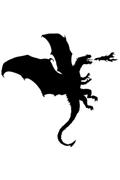 StoryGift Romania Sticker Autocolant 30CM Exterior cu un dragon care zboara si care arunca cu flacari , Vinyl Ne