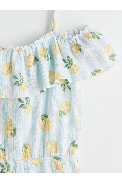 LC Waikiki Boat Neck Girl's Jumpsuit (S5)