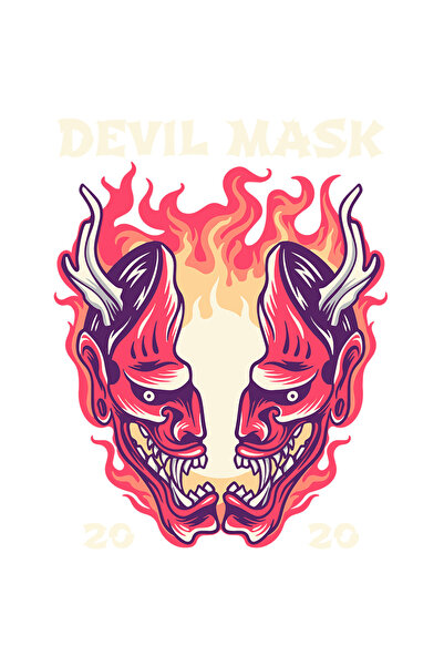 StoryGift Romania Sticker Autocolant 70CM Cu Mesaj In Engleza Devil Mask, Fla...