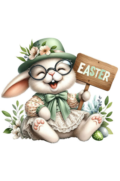 StoryGift Romania Sticker Cu O Rata Care Are Palarie De Cowboy, Ilustratie, F...