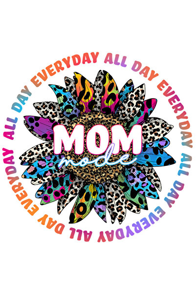 StoryGift Romania Sticker Adeziv 90CM cu mesajul "Mom Mode - All Day Everyday...
